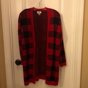 Buffalo check cardigan